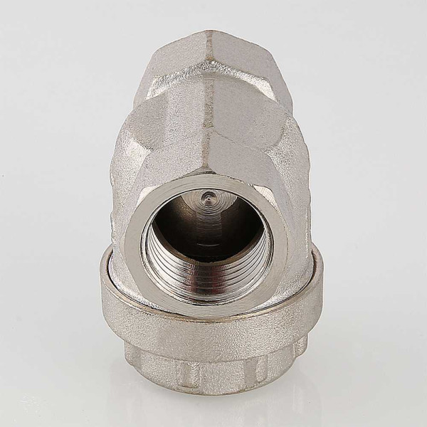 Фильтр прямой 3/4" ВВ 300 мкр. Valtec никель (VT.388.N.05) Фильтр прямой 3/4" ВВ 300 мкр. Valtec никель (VT.388.N.05)