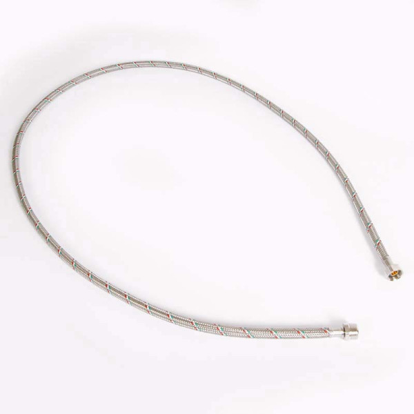 Подводка гибкая Uni-Fitt 1800 мм 1/2" НВ DN 8 оплётка из нерж. стали (501S2018) Подводка гибкая Uni-Fitt 1800 мм 1/2" НВ DN 8 оплётка из нерж. стали (501S2018)