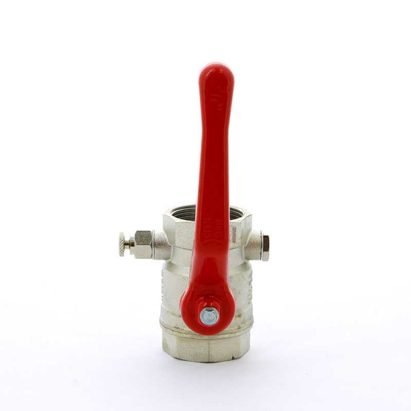 Кран Itap 1 1/4" ВВ шаровый (спускной клапан, красная ручка) (1150114)