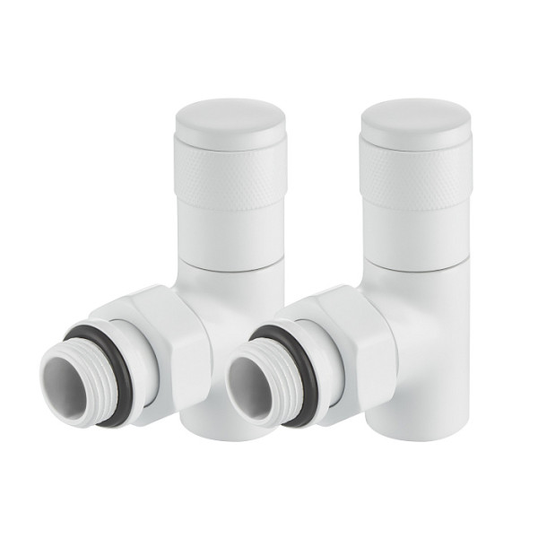 Комплект дизайн-вентилей Royal Thermo PIANO 1/2" угловой (белый) (RTE 56.0012) Комплект дизайн-вентилей Royal Thermo PIANO 1/2" угловой (белый) (RTE 56.0012)
