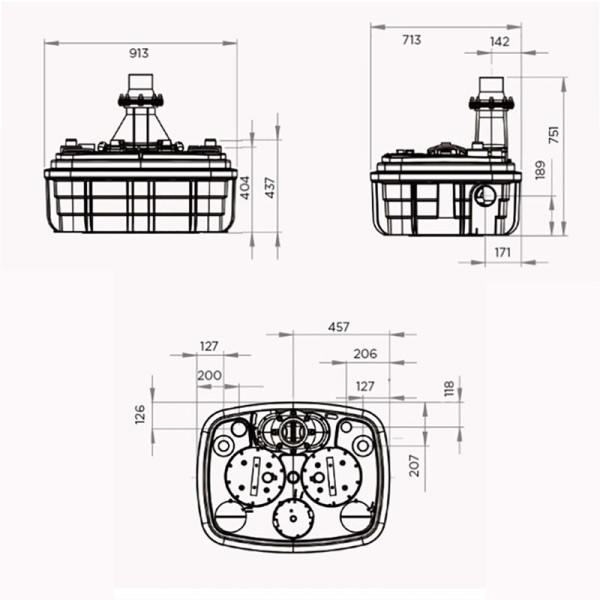 Канализационная насосная установка SFA SANICUBIC 2 XL 3 phases