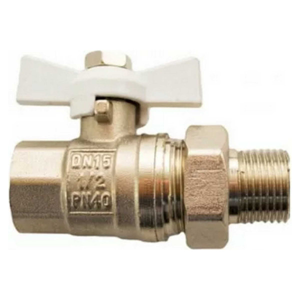 Кран STI 1/2" ВН шаровый (белая бабочка 00000003453) Кран STI 1/2" ВН шаровый (белая бабочка 00000003453)