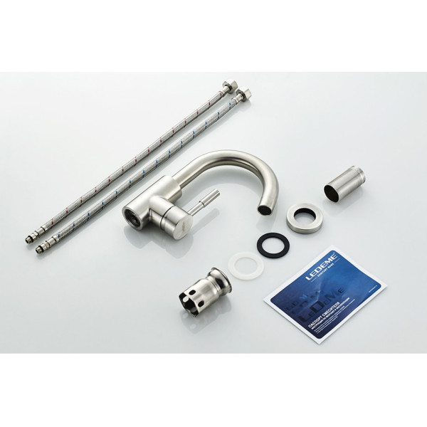 Смеситель для раковины Ledeme хром (L1098-3) Смеситель для раковины Ledeme хром (L1098-3)