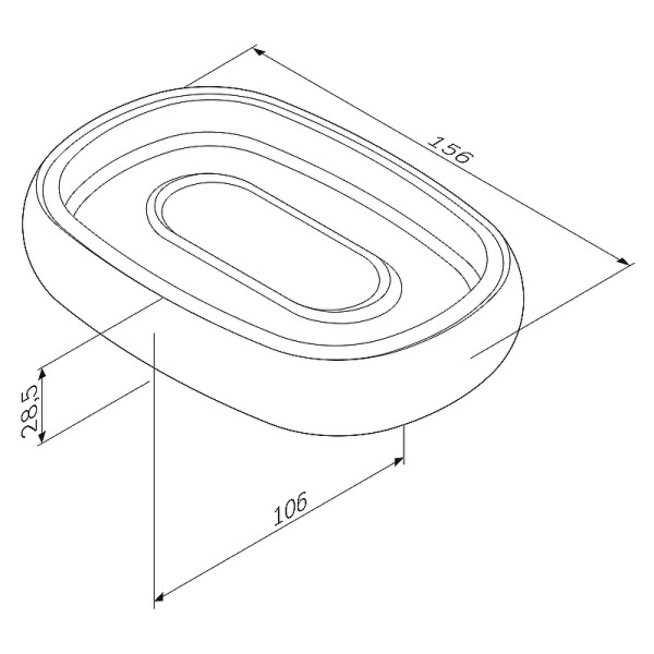 Мыльница AM.PM Sensation (A3031200) Мыльница AM.PM Sensation (A3031200)
