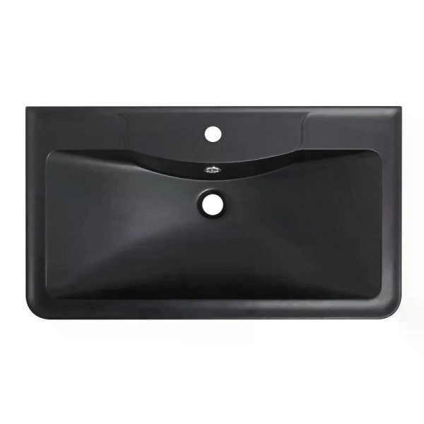 Раковина мебельная BelBagno 80x45,5 черная матовая (BB80/45,5-LV-ART-ALR-NERO)