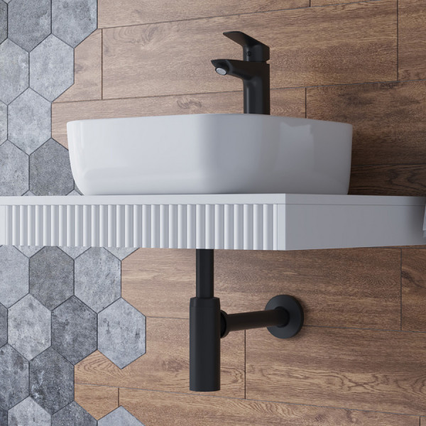 Сифон для раковины Santek Aqua черный (1WH501853)