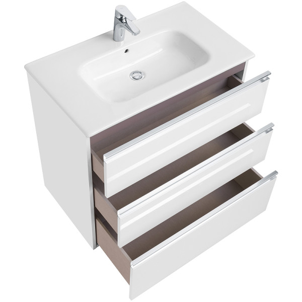 Тумбы напольные Roca The Gap 78,5x45,3x74,1 белый глянцевый (857406806)