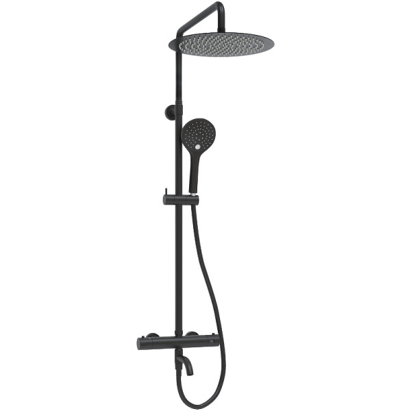 Душевая система WasserKRAFT черная (A288.160.078.BM Thermo)
