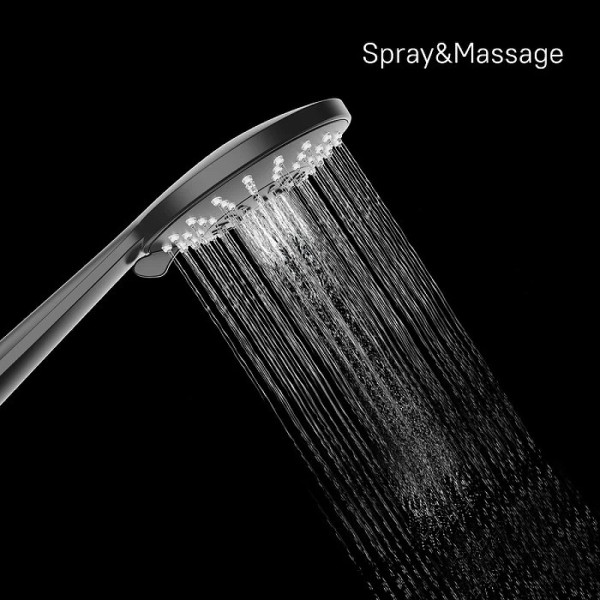 Душевая лейка Milardo Ideal Spa черная (ILS5FBRM18)