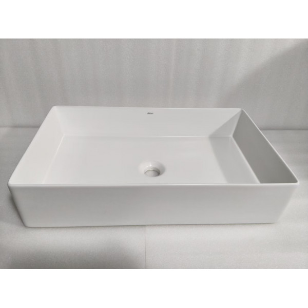 Раковина накладная Abber Rechteck 60x36x13 белая матовый (AC2220MW)