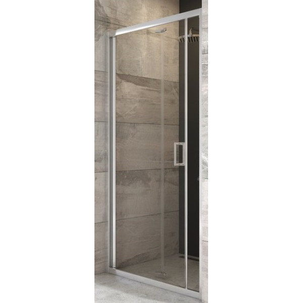 Дверь душевая Ravak Blix 80x190 стекло прозрачное, профиль хром (X01H40C0Z1)