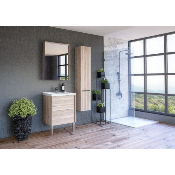 Пенал подвесной Aquaton Стоун 300x270x1608 сосна арлингтон (1.A228.4.03S.X85.0)