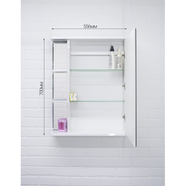 Шкаф зеркальный Домино Оазис 55 Идеал (DI44170HZ) Шкаф зеркальный Домино Оазис 55 Идеал (DI44170HZ)