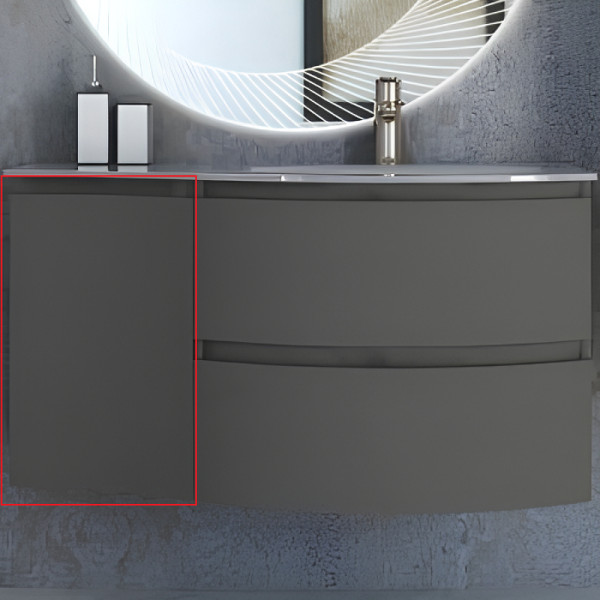 Пенал подвесной Cezares Vague 34x55 Grigio talpa opaco (54907) Пенал подвесной Cezares Vague 34x55 Grigio talpa opaco (54907)