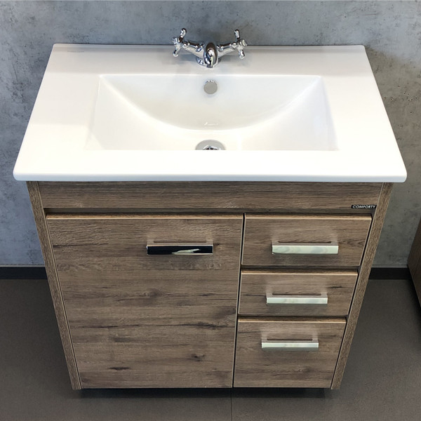 Зеркало Comforty Асти 400x220x700 дуб дымчатый (00-00001468)