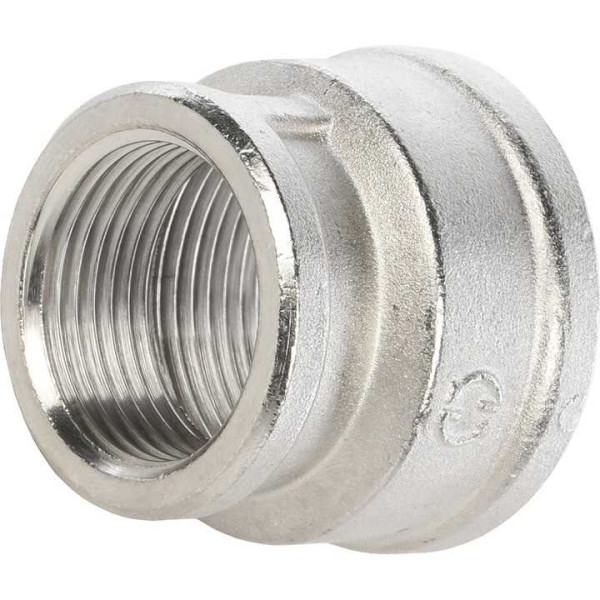 Муфта переходная 1/4"х3/8" Stout (никель) SFT-0006-003814 Муфта переходная 1/4"х3/8" Stout (никель) SFT-0006-003814