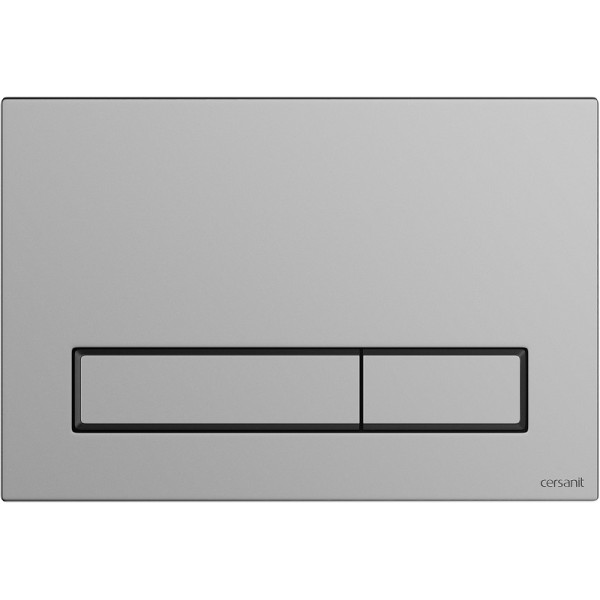 Клавиша смывная Сersanit Blick для LINK PRO/VECTOR/LINK/HI-TEC пластик хром матовый (64078)