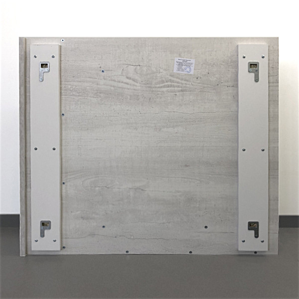 Шкаф зеркальный Comforty Верона 900x800x150 дуб белый матовый (00-00001276)