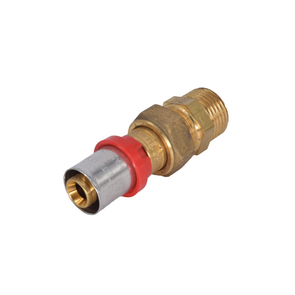 Соединение прямое Tiemme 16х1/2"Н со сгоном (латунь, пресс) (1650217 / 1667) Соединение прямое Tiemme 16х1/2"Н со сгоном (латунь, пресс) (1650217 / 1667)