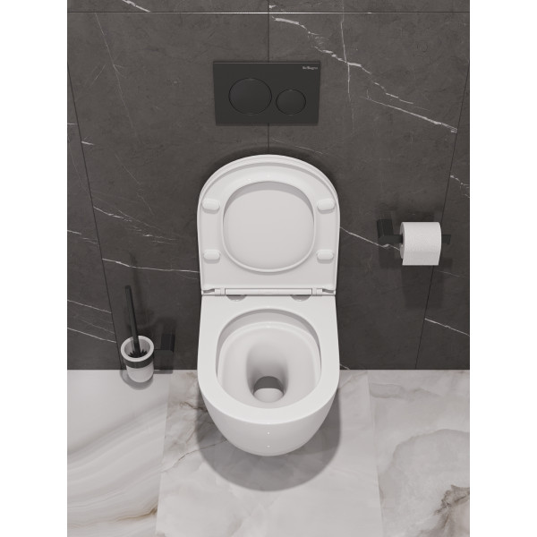 Унитаз подвесной BelBagno Элемент безободковый с сиденьем soft close белый (BB003CH-TOR/SC) Унитаз подвесной BelBagno Элемент безободковый с сиденьем soft close белый (BB003CH-TOR/SC)