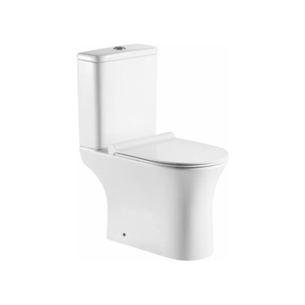 Унитаз напольный Aquanet Roll 2-C с сиденьем Soft Close (240206)