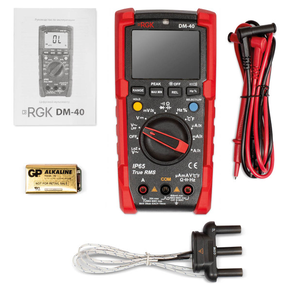 Мультиметр RGK DM-40 (776431)