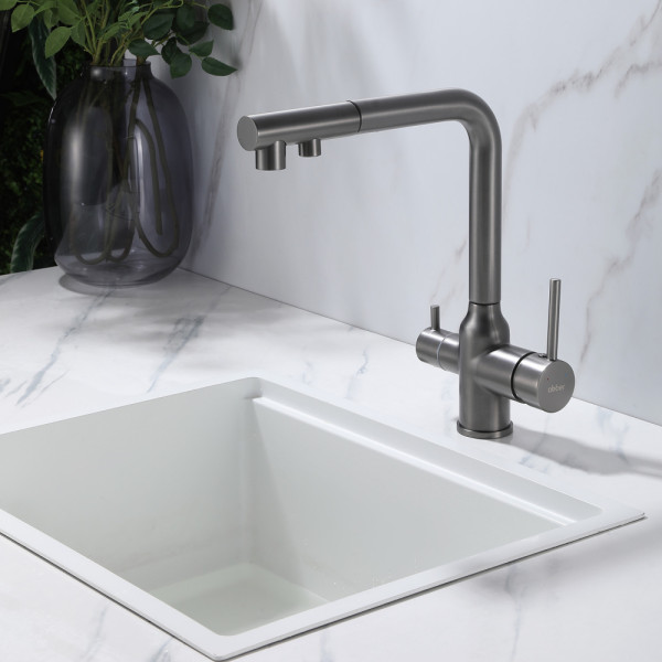 Смеситель для кухни Abber Emotion Хром (AF8814NG) Смеситель для кухни Abber Emotion Хром (AF8814NG)