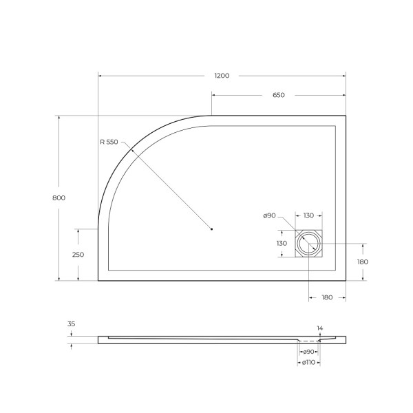 Душевой поддон BelBagno Uno 120x80x3,5 белый (TRAY-MR-UNO-RH-120/80-550-3,5-W-L-NO) Душевой поддон BelBagno Uno 120x80x3,5 белый (TRAY-MR-UNO-RH-120/80-550-3,5-W-L-NO)