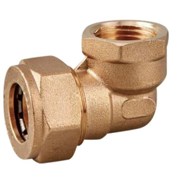 Соединение угловое 25*1"В Vieir (обжим, латунь) (VPR255) Соединение угловое 25*1"В Vieir (обжим, латунь) (VPR255)