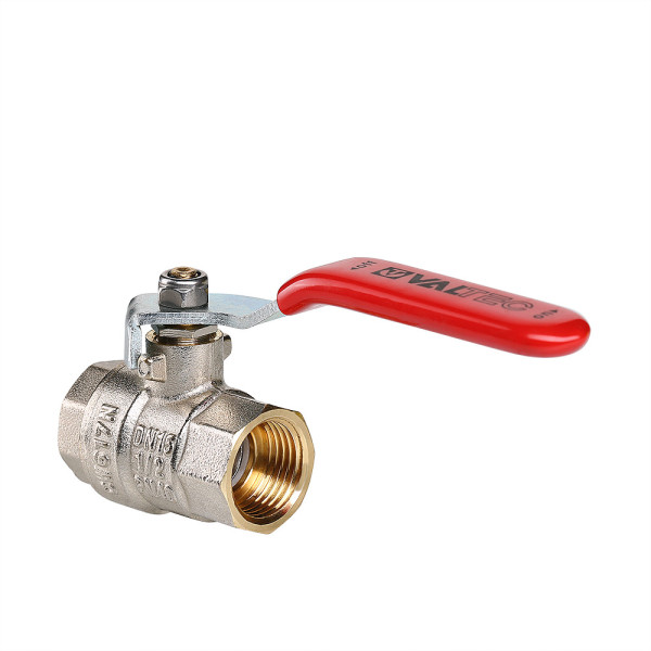 Кран 2" ВВ шаровый Valtec Base (красная ручка) VT.214.N.09