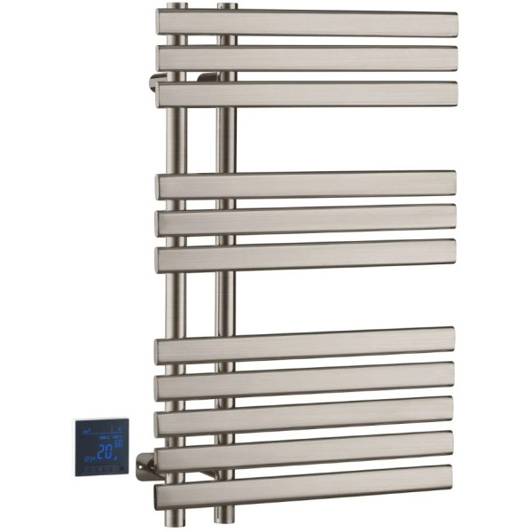 Полотенцесушитель электрический Boheme Venturo 500x800 NB (никель) (723-NB)