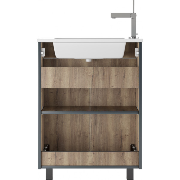 Тумба напольная Modul 60Dolche Dark без ящика Домино (DD5403T)