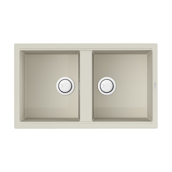 Мойка для кухни врезная Omoikiri Kitagawa 86-2-WH Artceramic/белый (4993806)