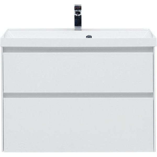 Тумба подвесная Aquanet Гласс 90 белый (00196960)