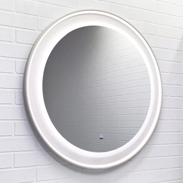 Зеркало Comforty Ереван 600x25x600 с подсветкой серый шёлк (00-00014250)