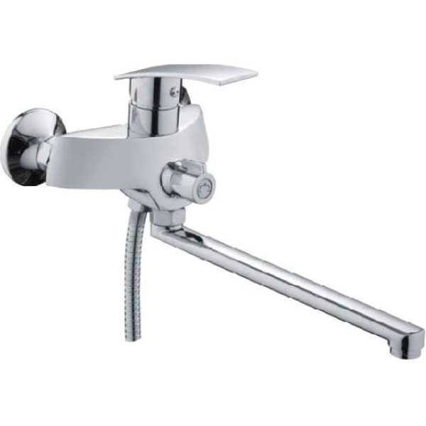 Смеситель для ванны и душа Ledeme с душевым гарнитуром (L2270)