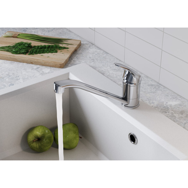 Смеситель для кухни Santek Мавис хром (WH5A40011C001) Смеситель для кухни Santek Мавис хром (WH5A40011C001)