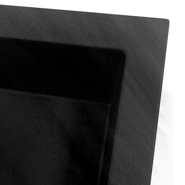 Мойка для кухни Rea nels black гранит 56x46,5x20 черная (ZLE-00109)