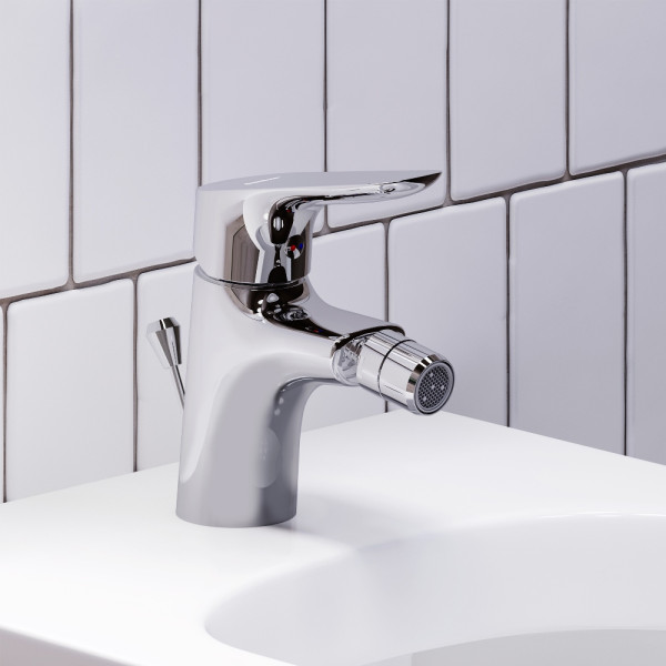 Смеситель для биде Damixa Jupiter с донным клапаном хром (770240000) Смеситель для биде Damixa Jupiter с донным клапаном хром (770240000)