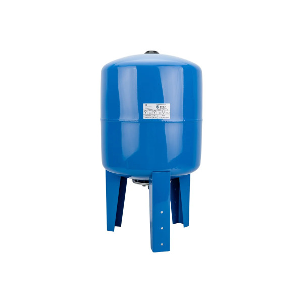 Бак расширительный для систем водоснабжения Stout 50 л. (10 бар, синий, вертикальный) (STW-0002-000050)