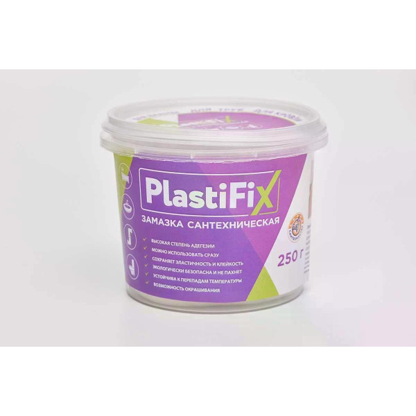 Замазка сантехническая PlastiFix 250 гр банка Регион спецтехно (4630033041532 / 04153) Замазка сантехническая PlastiFix 250 гр банка Регион спецтехно (4630033041532 / 04153)
