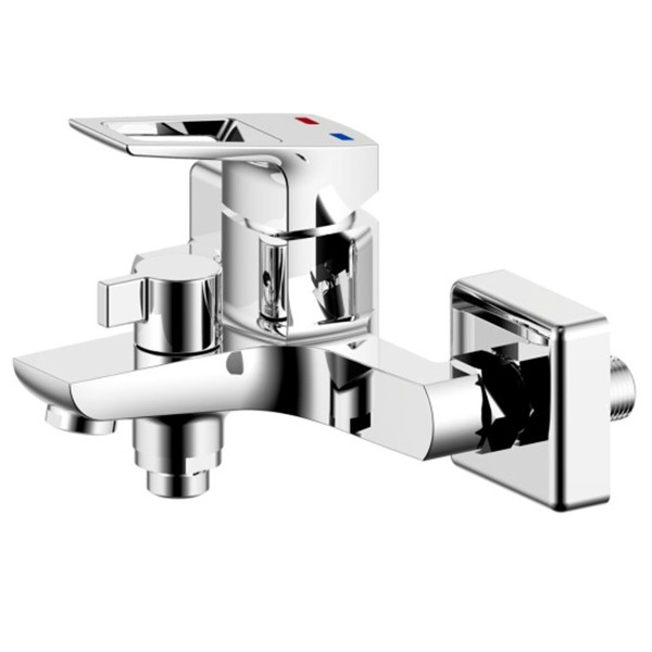 Смеситель для ванны и душа Milardo Atlantic с душевым комплектом, хром (ATLSBC0M02)