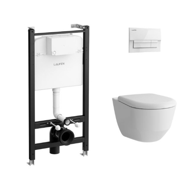 Комплект инсталляция с унитазом и клавишей белая Laufen Pro сиденье с системой микролифт (Z.RU93.0.771.6) Комплект инсталляция с унитазом и клавишей белая Laufen Pro сиденье с системой микролифт (Z.RU93.0.771.6)