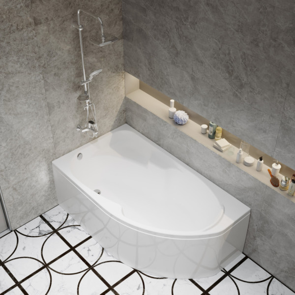 Ванна акриловая Triton София 150x950 левосторонняя белая (V159)