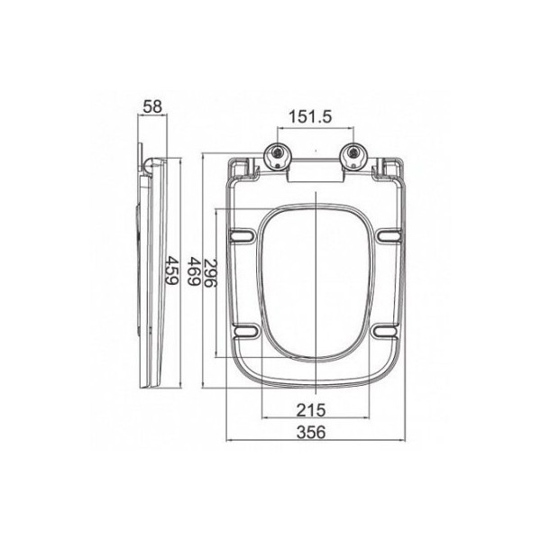 Сиденье для унитаза Belbagno с микролифтом (BB2112SC)