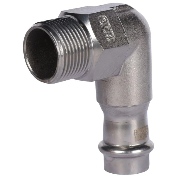 Переход угловой 18х3/4"Н Rommer из нержавеющей стали (пресс) (RSS-0010-001834) Переход угловой 18х3/4"Н Rommer из нержавеющей стали (пресс) (RSS-0010-001834)
