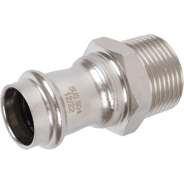 Переход 22х1"Н Rommer из нержавеющей стали (пресс) (RSS-0021-000221) Переход 22х1"Н Rommer из нержавеющей стали (пресс) (RSS-0021-000221)