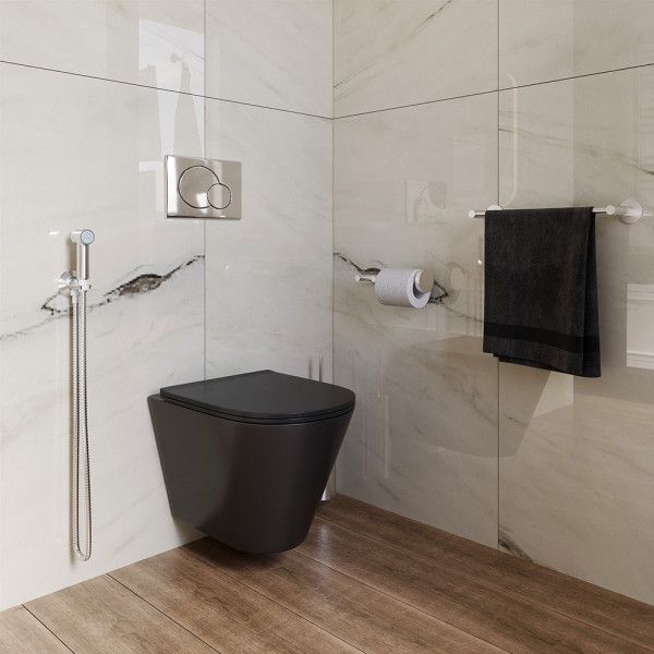 Унитаз подвесной Grossman 480*360*360 горизонтальный, черный (GR-4477BMS) Унитаз подвесной Grossman 480*360*360 горизонтальный, черный (GR-4477BMS)