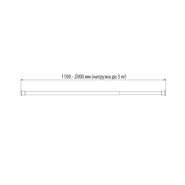 Карнизы для ванны Iddis Elegante 110-200 см белый (RSW0120i14) Карнизы для ванны Iddis Elegante 110-200 см белый (RSW0120i14)