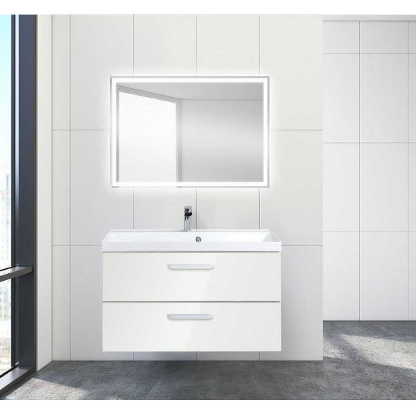 Тумба подвесная BelBagno Aurora 90 см Bianco Lucido (Aurora-900-2C-SO-BL)